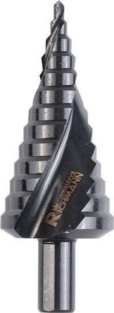 Bohrer für Metall, in Stufen, Titan, Spirale, 4-39 mm, Richmann Exclusive