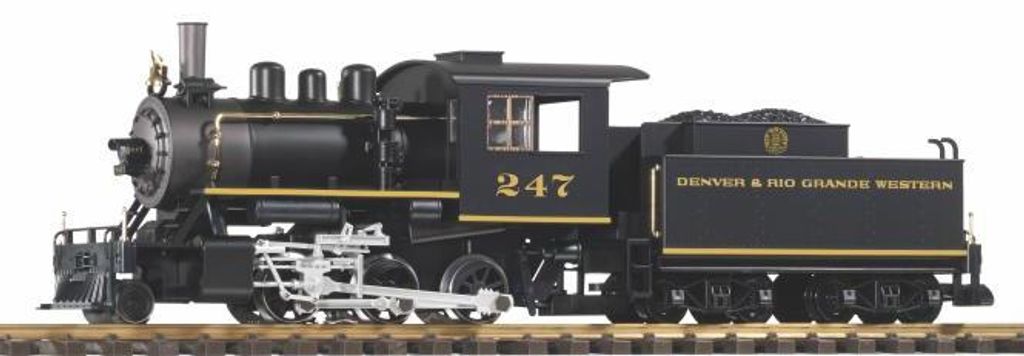 Piko G-US Dampflok mit Tender Mini-Mogul D&RGW 38239