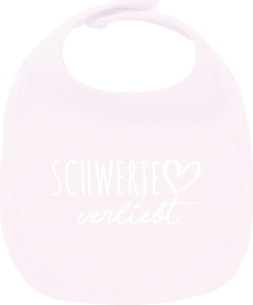 Huuraa Unisex Babylatz Schwerte verliebt Geschenk Babypink Baumwolle Schwerte Mitbringsel