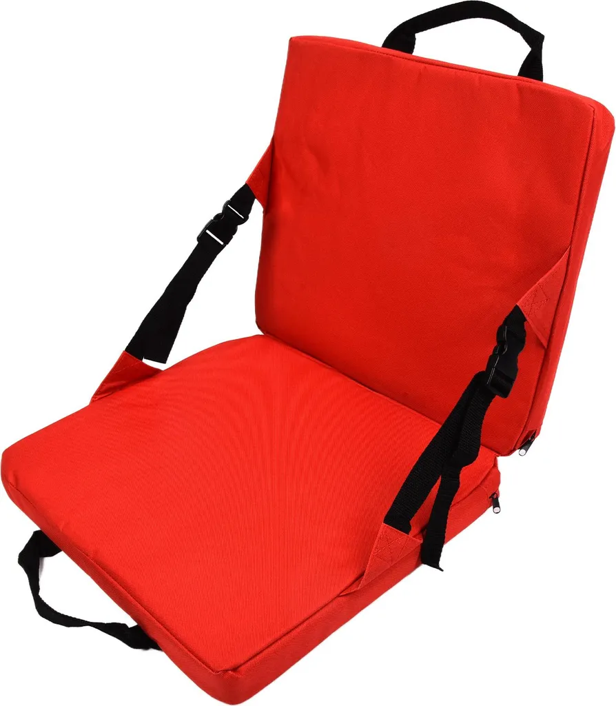 Siège de camping pliable avec dossier : coussin de sol souple et doux