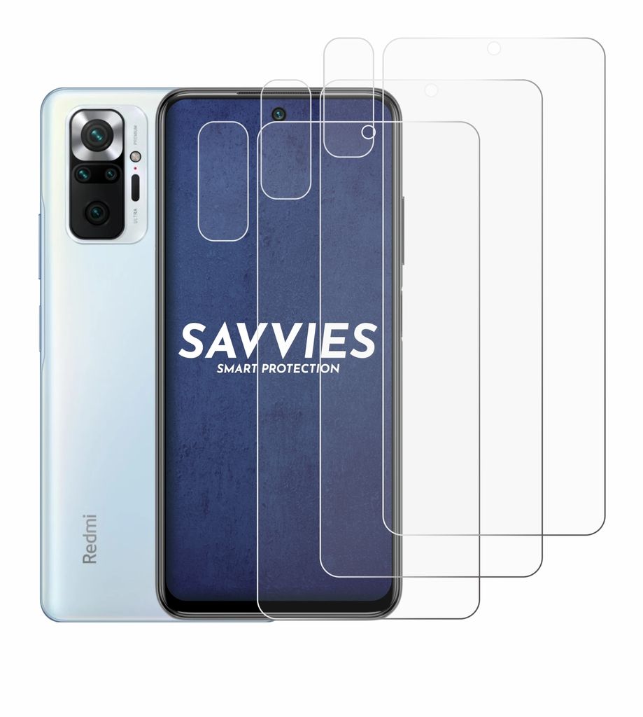 savvies 6 Pezzi Pellicola Protettiva per Xiaomi 11T Pro Protezione Schermo Trasparente