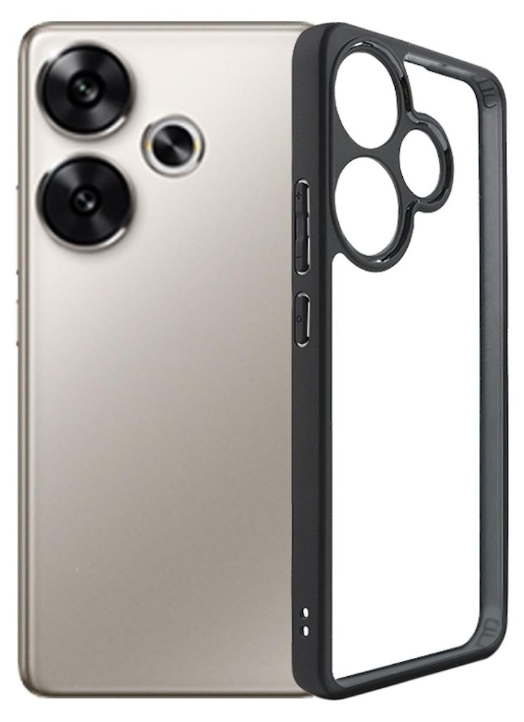 Für Xiaomi Poco F6 5G / Redmi Turbo 3 TPU + Transparent PC Produktbild 
