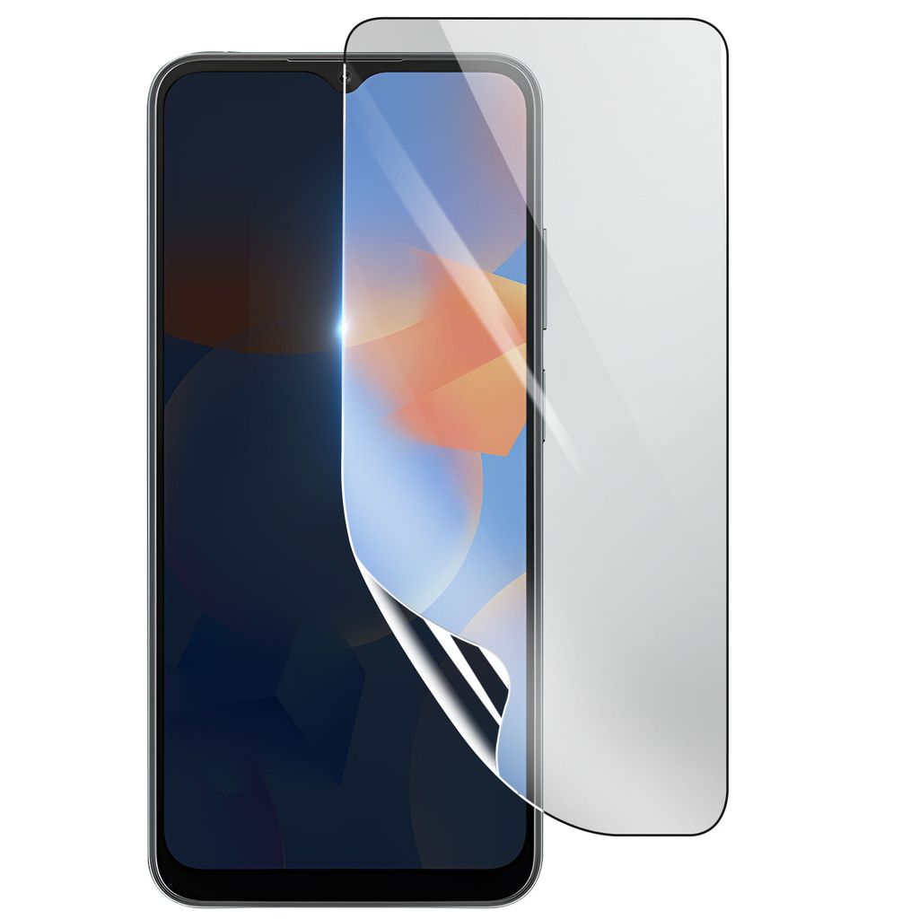 3mk, Stoß- und kratzfester Hydrogel Bildschirmschutz für Blackview A52, Transparent