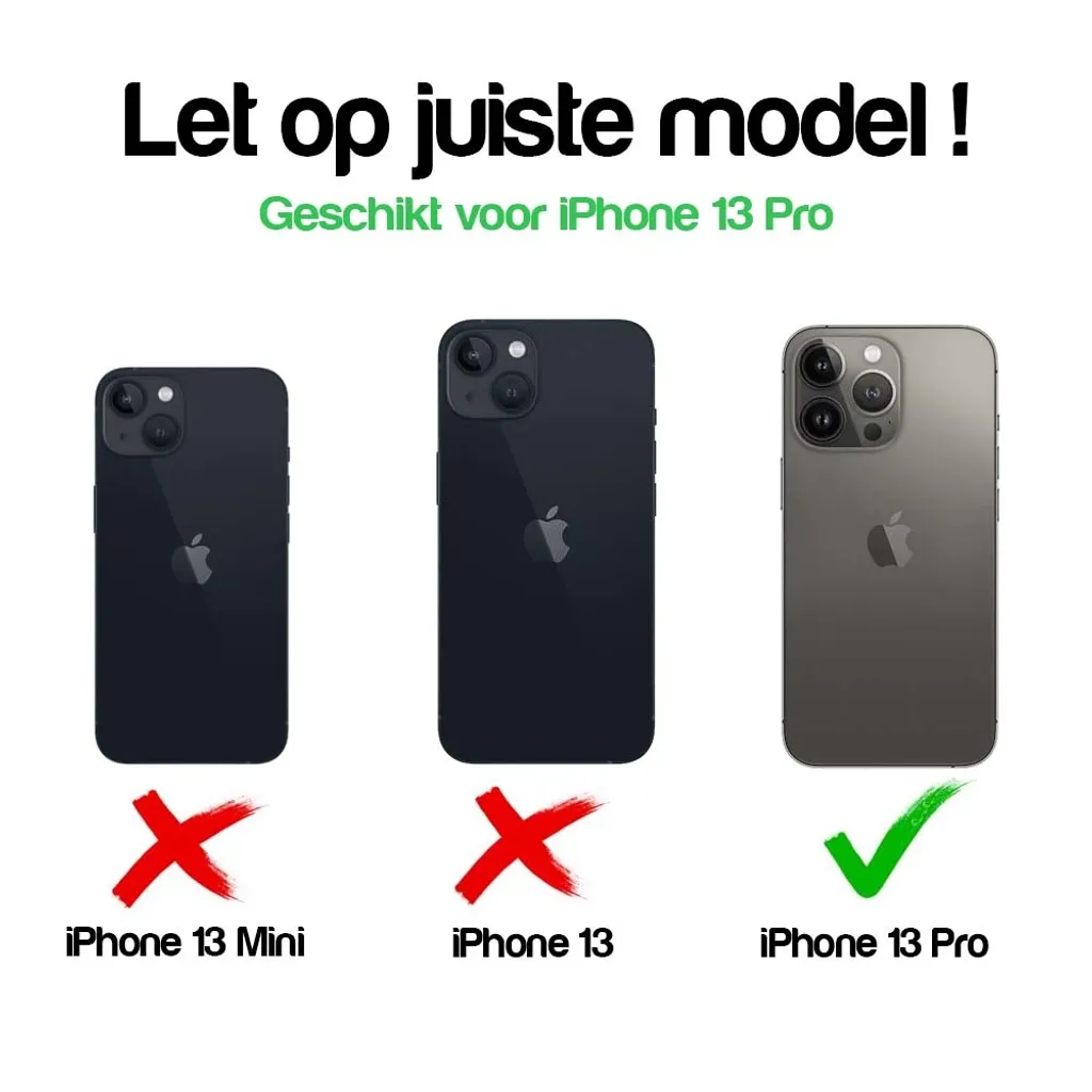 Custodia Per iPhone 13 Pro 6.1 Pollici Compatibile con Mag-Safe,Resistente ai Graffi, Struttura Protettiva Antiscivolo, Classico Stile Cover Trasparente