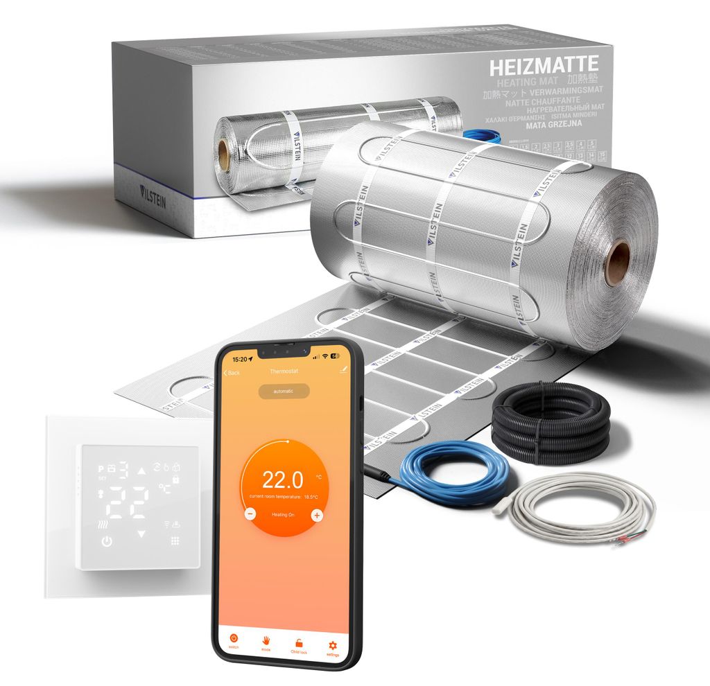 VILSTEIN Aluminium-Fußbodenheizung 150W/m² – Elektrische Produktbild 