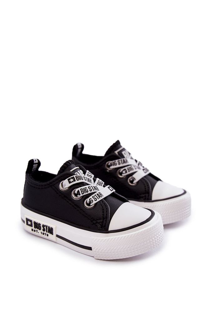 Ledersneaker für Kinder BIG STAR KK374041 Schwarz und weiß 20