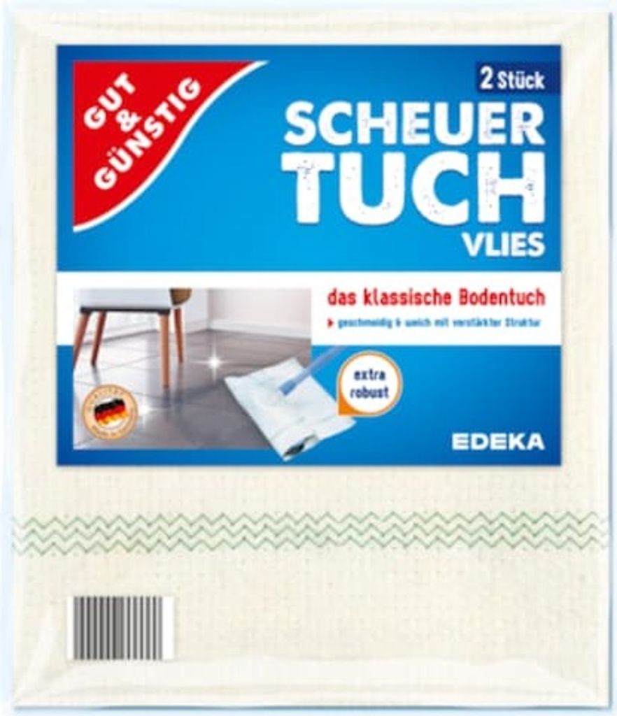 Gut & Günstig Bodentücher sonstige Fasern, 2 St. Produktbild 