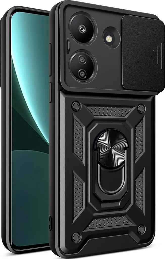 Custodia Protettiva Xiaomi Redmi 13C 4G - Silicone Nero Soft