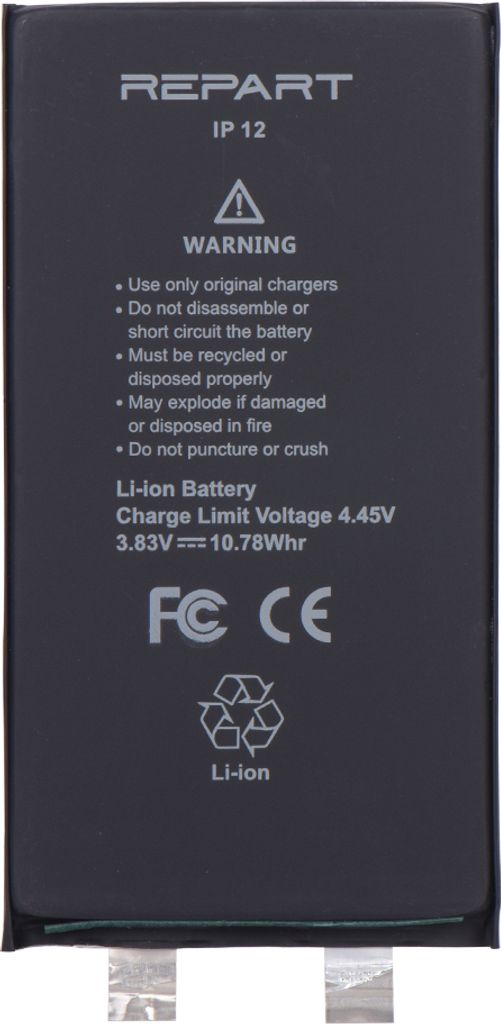 TRADEBIT Akku Ersatz kompatibel für Apple iPhone 12 - Li-Ion - 2815 mAh - Ohne Flex-Kabel (BMS)
