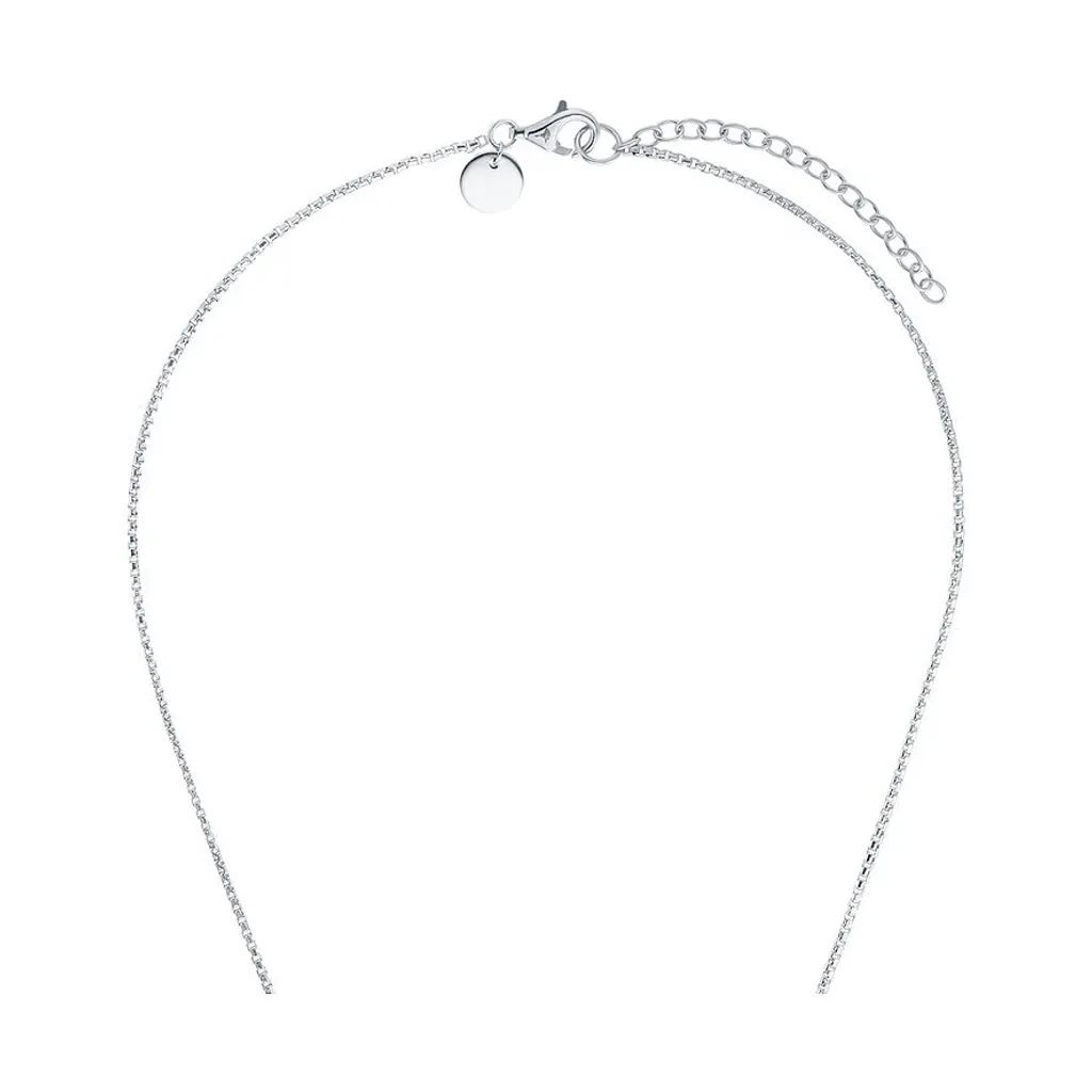 Bijou Joop Collier pendentif logo octogone argent 925 brillant - 3