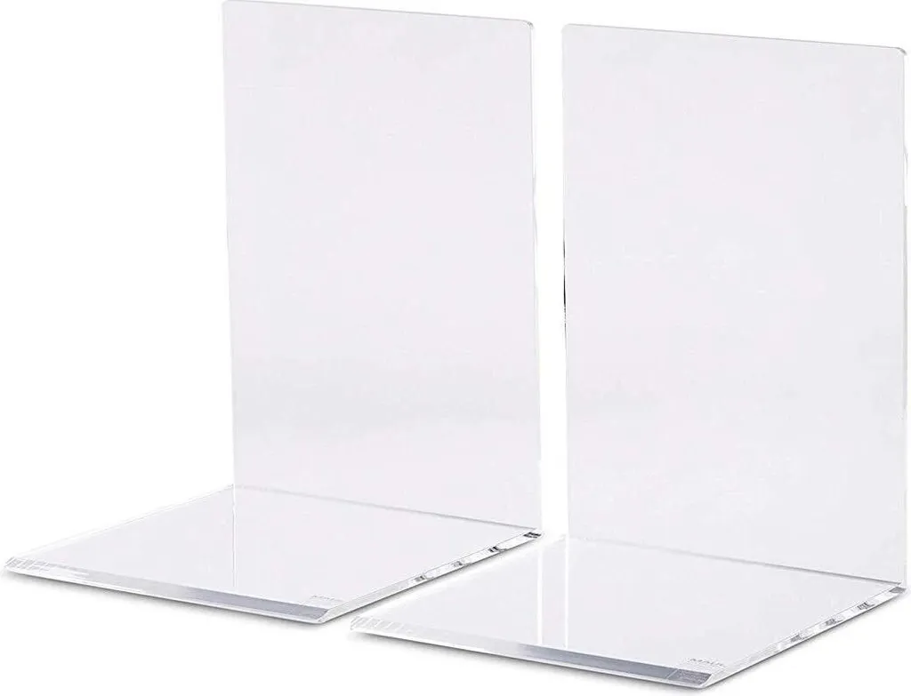 Serre-livres en acrylique 21cm robuste et rigide pour grands formats - 3