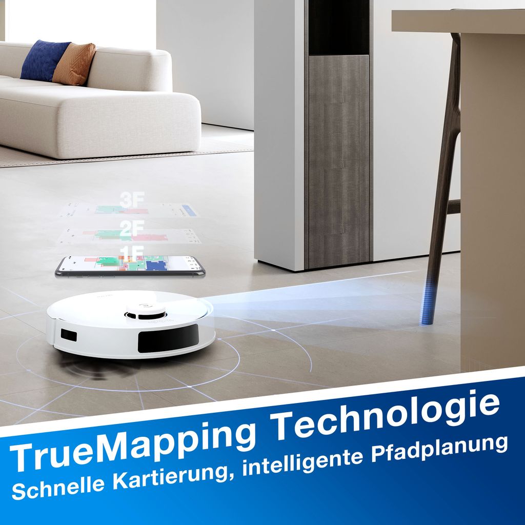 Reinigungsroboter Ecovacs Deebot N20 Plus (weiß) (DEEBOT Produktbild 