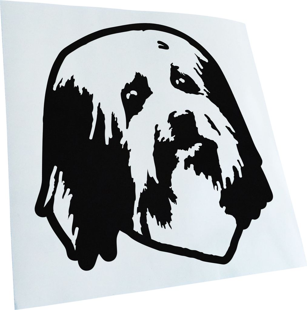 Kiwistar - Autoaufkleber - Lowchen Hund - Schwarz - 24x22cm - Aufkleber für Auto, Laptop, Fahrrad, LKW, Motorrad mehrfarbig JDM Decal Racing