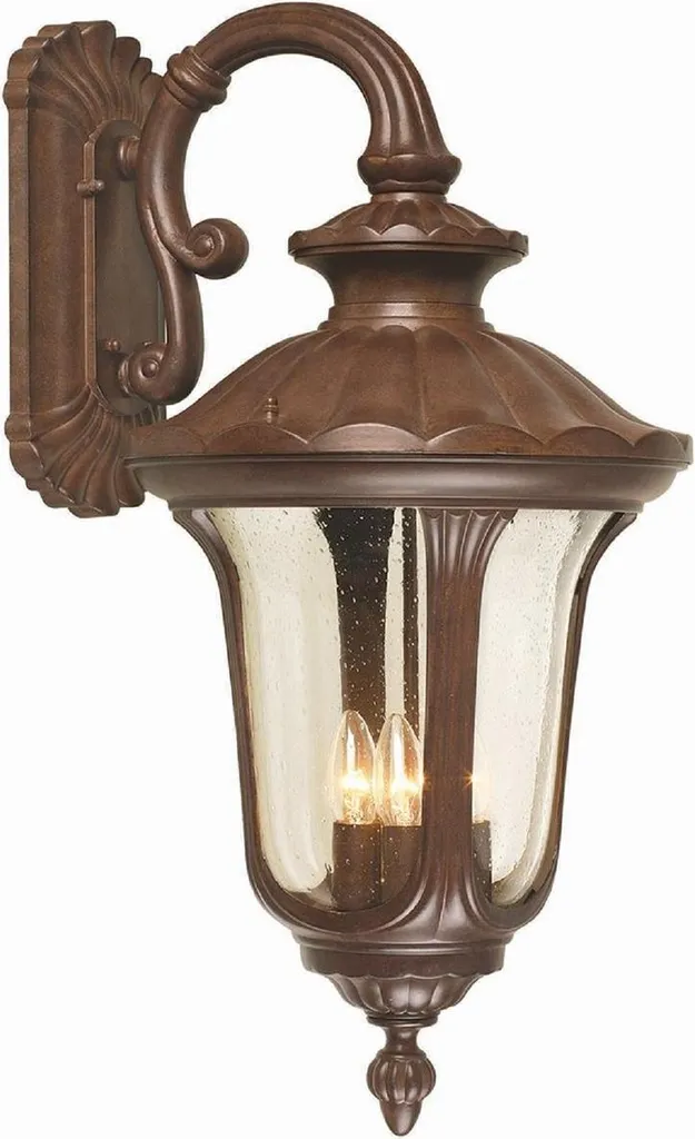 Casa Padrino Applique Murale Extérieure Baroque Rouille 35,5x43x70 cm