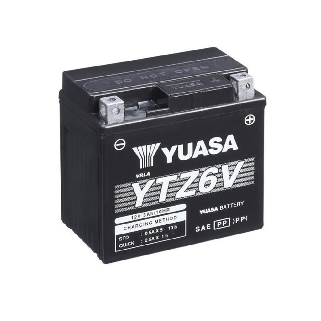 YUASA YTZ6V WC 12V 5,3Ah/C20 - 90A (EN)  Motorradbatterie Produktbild 