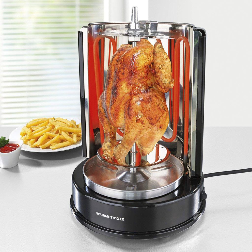 GOURMETmaxx Dönergrill Rotisserie 1400 Watt Hähnchengrill Produktbild 13