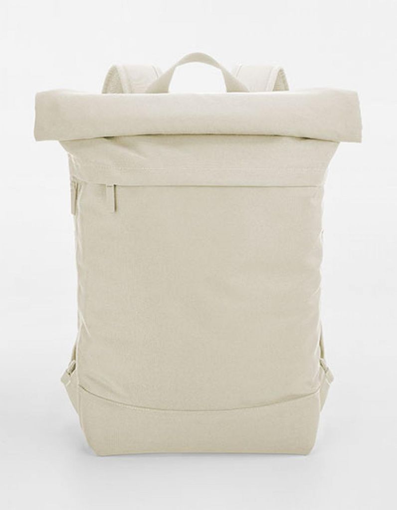 BagBase BG870 | Simplicity Roll-Top Backpack Rucksack - Farbe: Beige - Größe: 50 x 40 x 13 cm