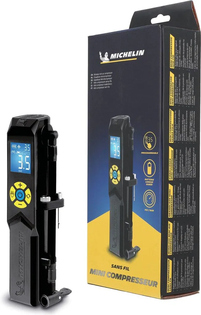 Compresseur pneu Michelin Mini-Accrucom pour éviter les pannes d'air