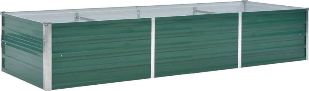 vidaXL Zahradní zvýšený záhon z pozinkované oceli 240x80x45 Obrázek produktu 