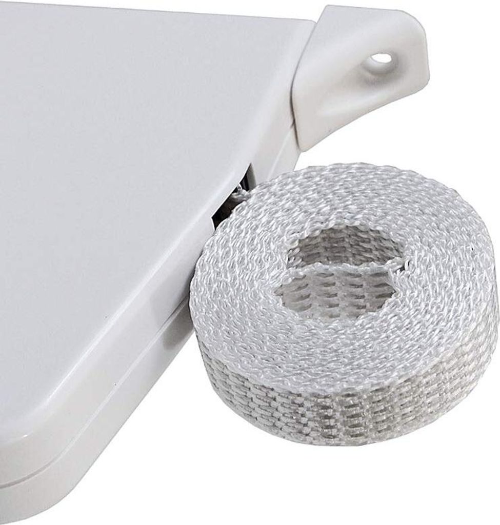 Produktbild von Gurtwickler Batteriebetrieben INOVATEC Rollladen Gurtwickler Weiß Aufklappbar Mini 5,5 M Gurtband Rolladen Gurtwickler