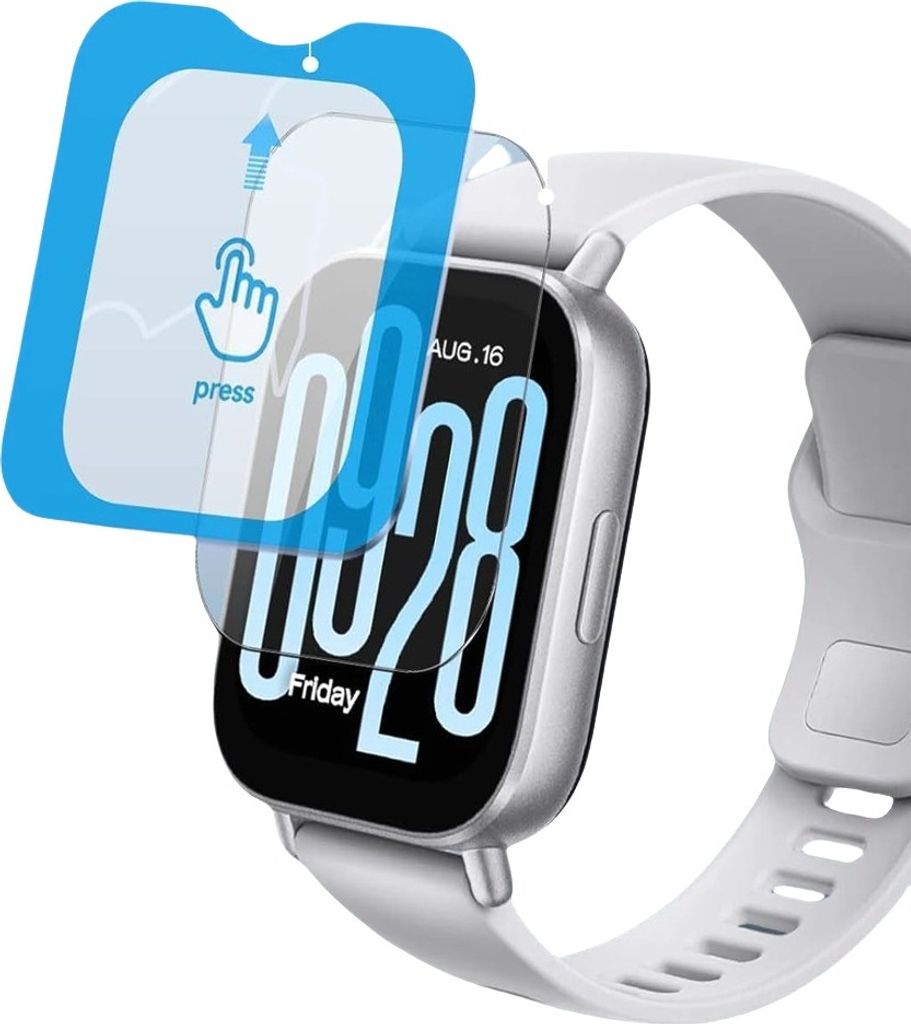 INF Kompatibel mit Redmi Watch 5 Active Displayschutzfolie aus gehärtetem Glas