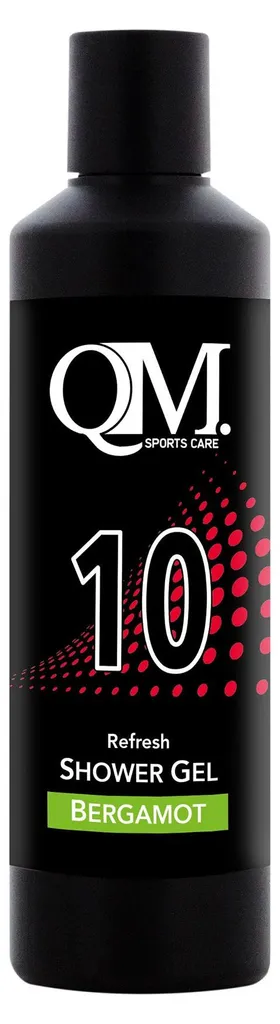 Pack Hygiène Sportive QM Sports Care : 10 Gels Douche Bergamote 200ml