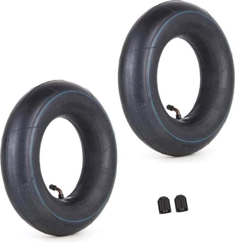 2er-Pack Fahrradschläuche 4.00/3.50-6 350/400-6 3.50-6 4.00-6 4.10-6 mit TR87-Winkelventil als Ersatz für Sackkarren, Rasenmäher, Gartenanhänge...