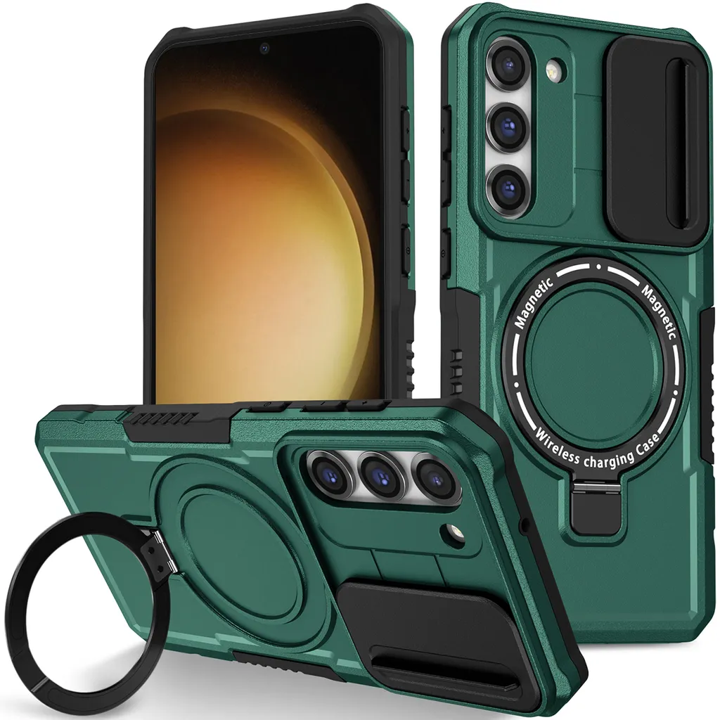 Custodia Samsung S23 Plus MagSafe Verde Scuro Antiurto | Shop Online