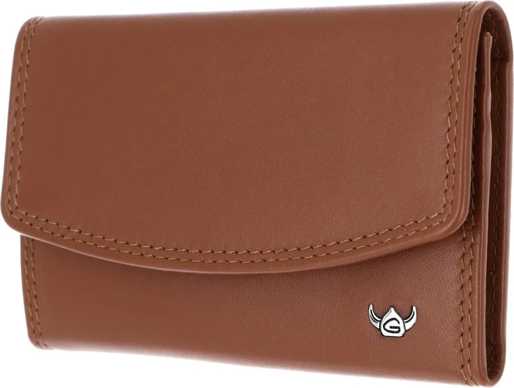Astuccio Portachiavi Golden Head 5080 Polo Marrone Cognac Pelle