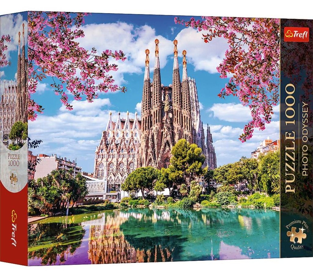 Puzzle - 1000 - Photo Odyssey: Sagrada Familia, Barcelona, Hiszpania -Trefl 12137