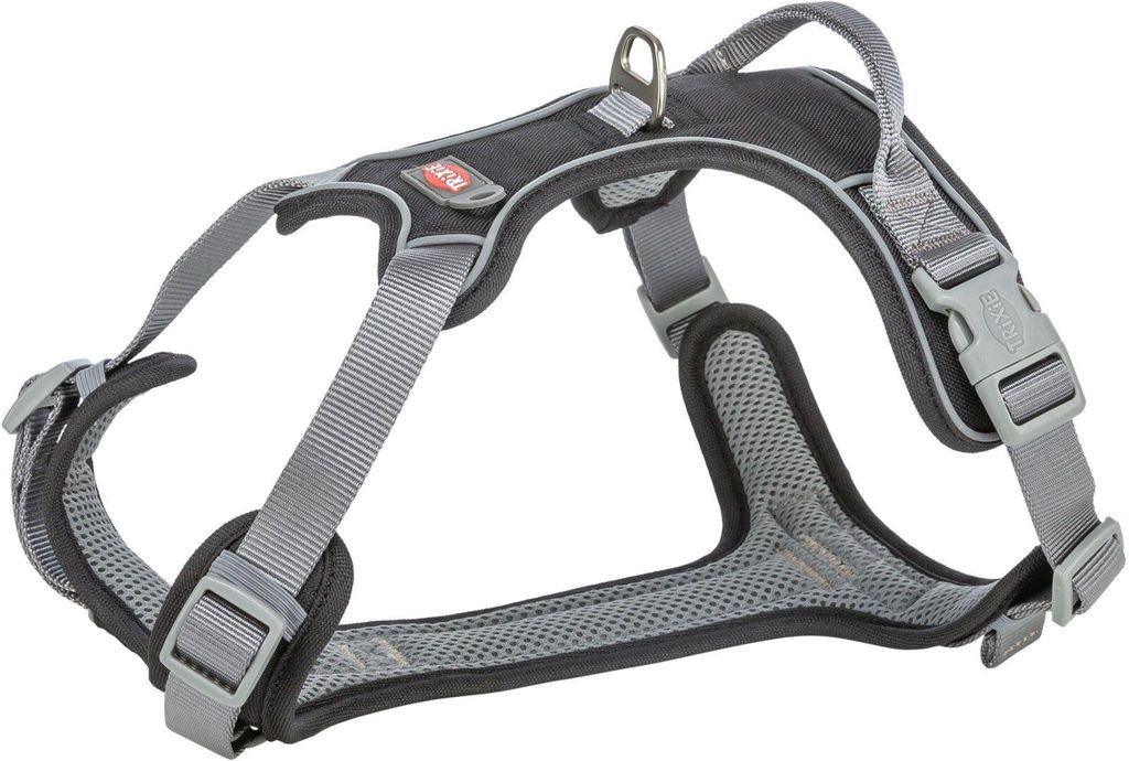 TRIXIE Premium Active Geschirr, 49 - 69 cm / 20 mm, schwarz Produktbild 