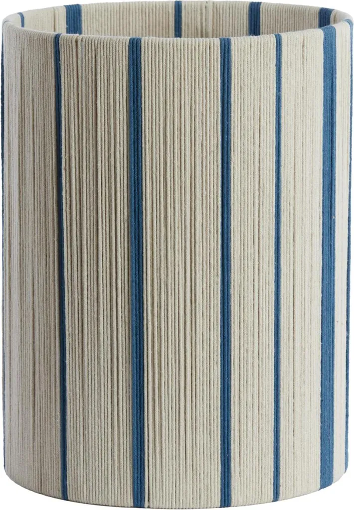 Abat-jour conique en coton beige Medan pour lampe E27 - Style Naturel