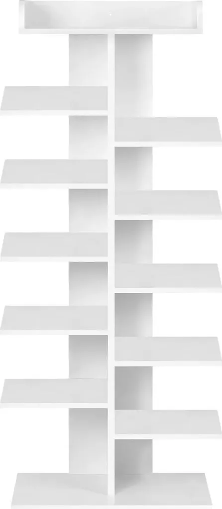 Scarpiera 12 Ripiani Bianca 113cm | Mobile Portascarpe Salvaspazio E1