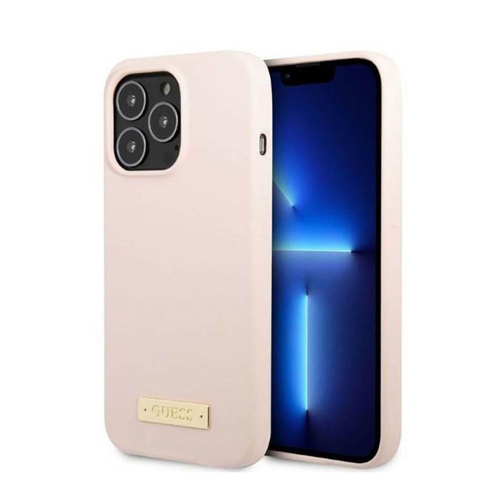 Guess Guhmp13Lsplp Iphone 13 Pro / 13 6.1 Rosa/Rosa Hartschale Silikon-Logoplatte Magsafe