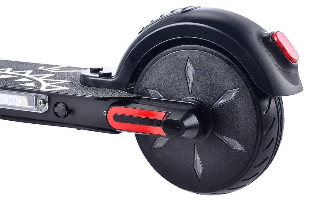 Trottinette électrique pliable E6Pro 24V noire avec roues 15 cm - 5