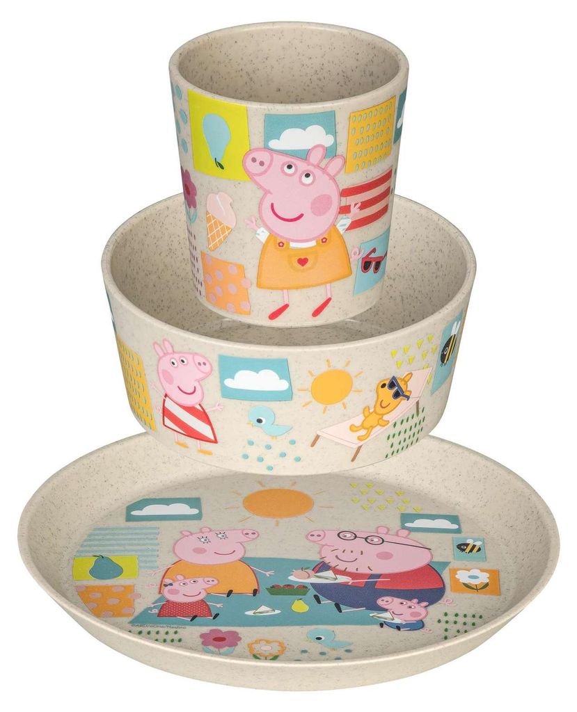 Obedová sada nádobí pro děti CONNECT PRASÁTKO PEPPA z Obrázek produktu 