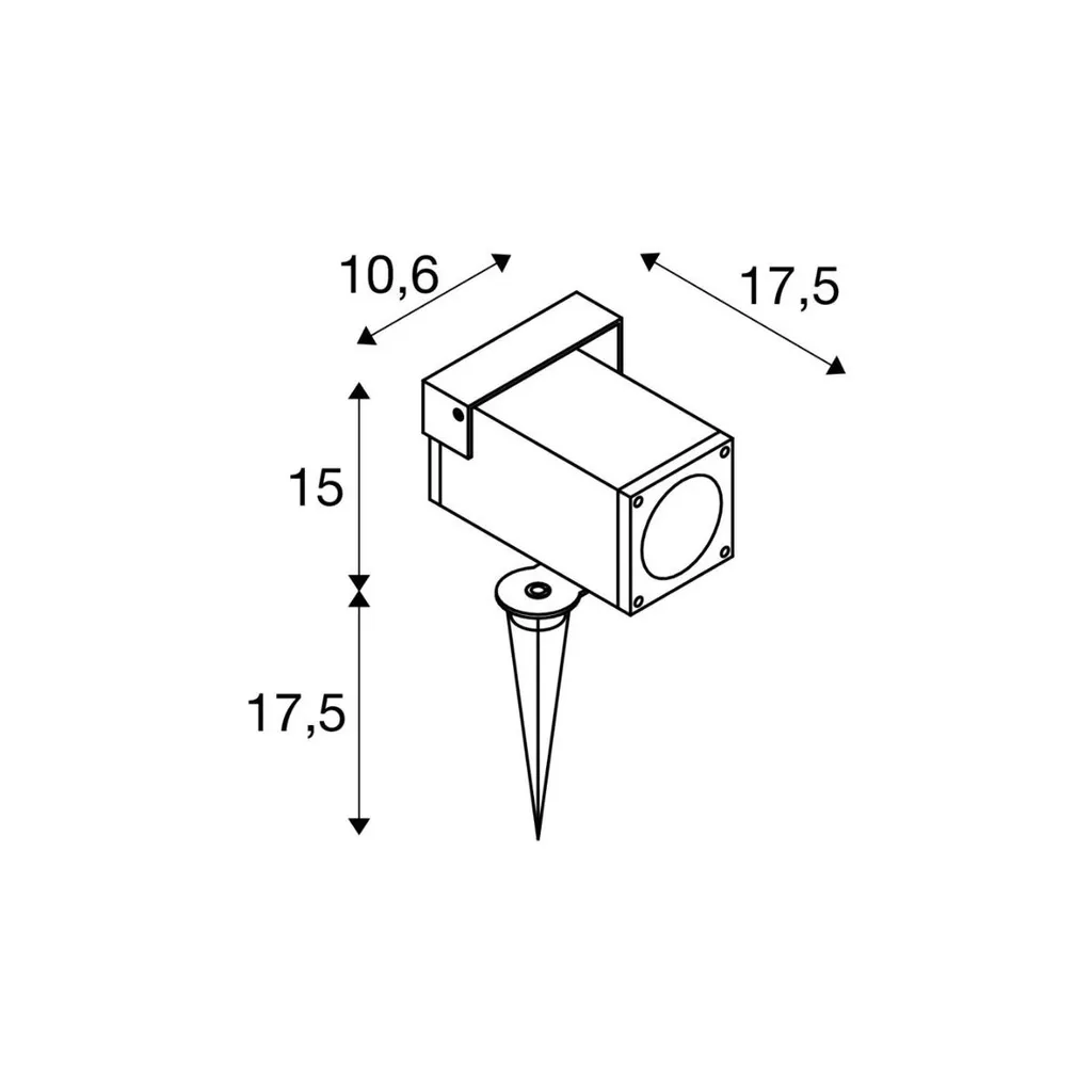 Solution Éclairage Extérieur Durable THEO BRACKET SP - Anti-corrosion GU10 - 17