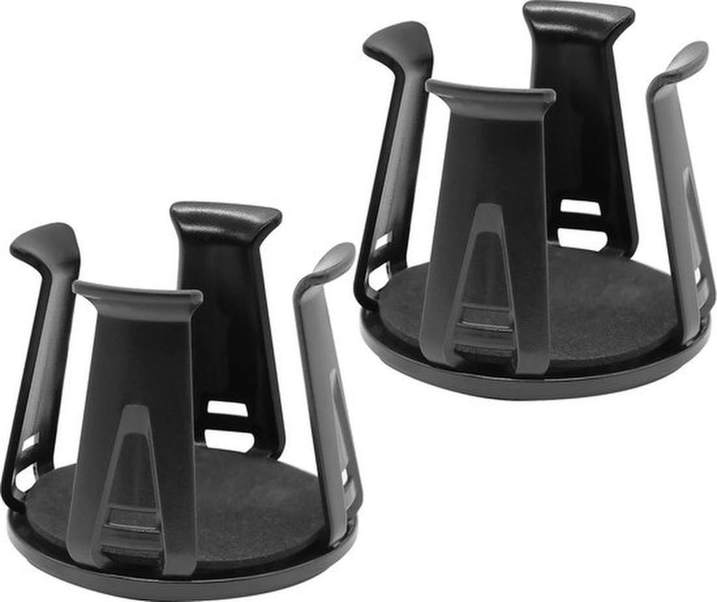 Universal set mit zwei selbstklebenden Trinkhaltern für Auto mit elastischen Clips