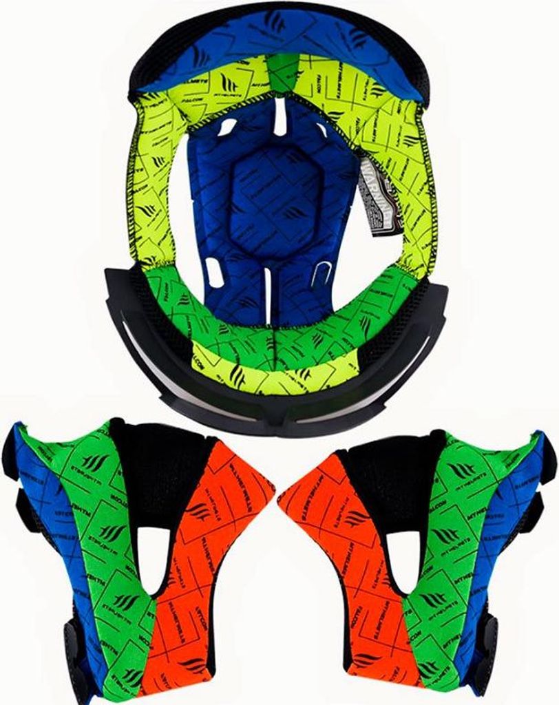 Mt Helmets Falcon Vollständige Innenauskleidung Des Helms Mehrfarbig L Mehrfarbig L
