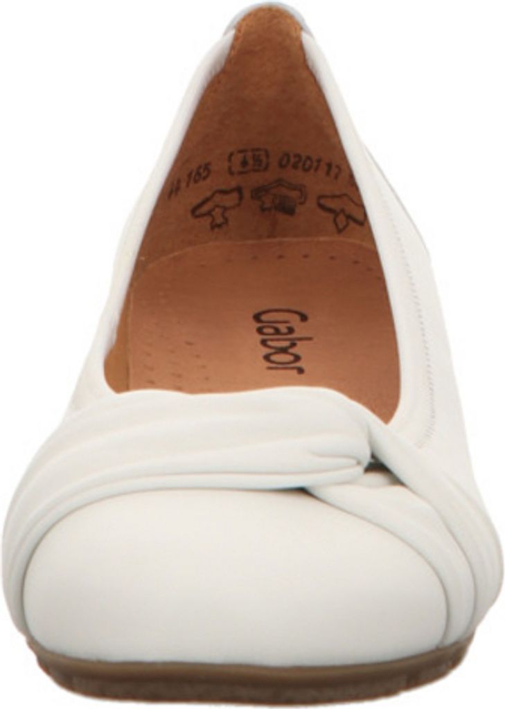Gabor Ballerinas Damen 31373139333934 Weiß 38 EU Produktbild 31