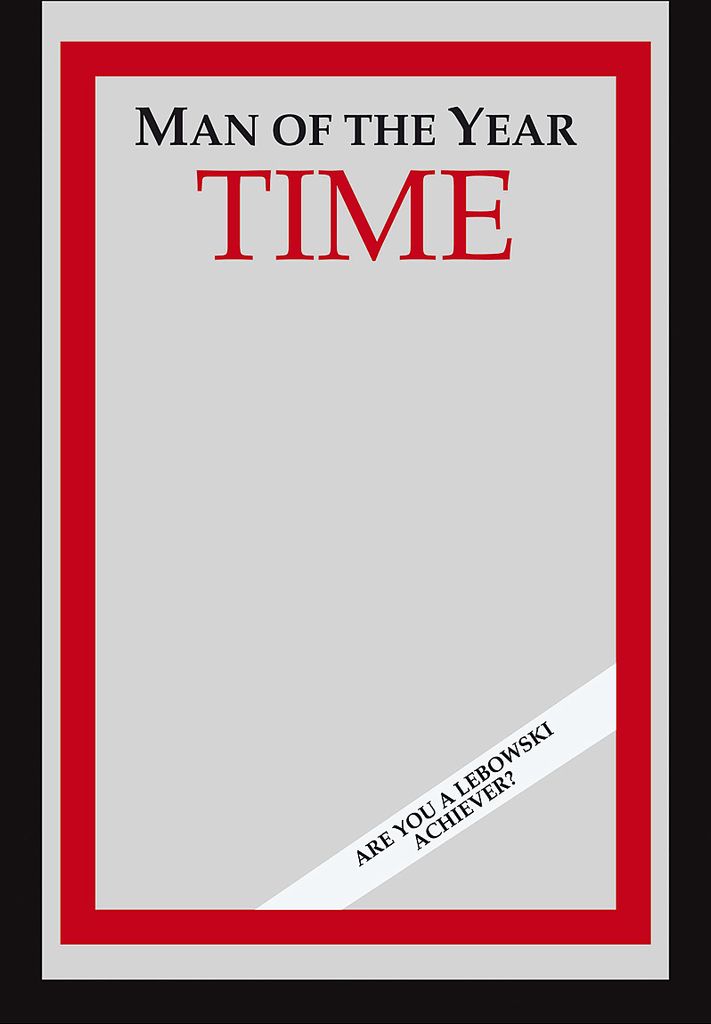 Człowiek Roku Time Magazine XL Spiegel (The Big Lebowski) Zdjęcie produktu 