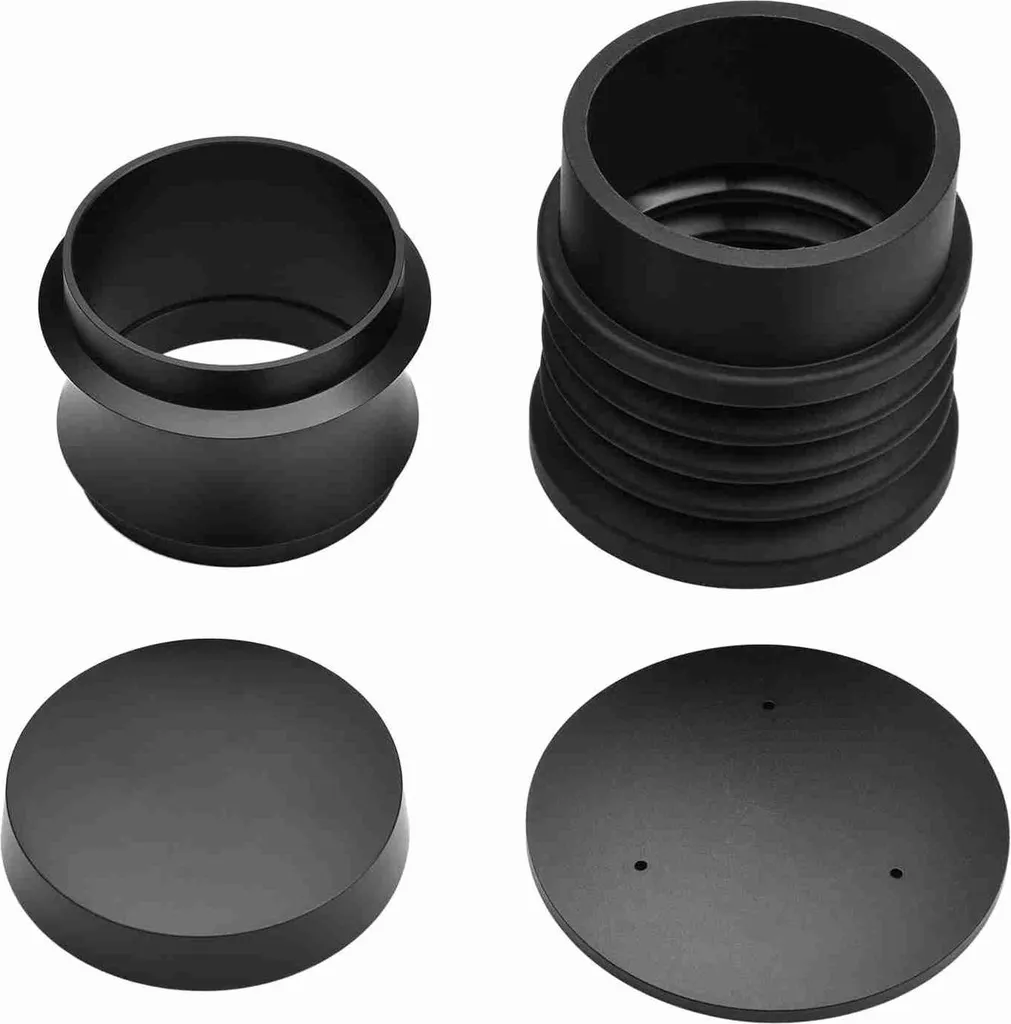Trémie dose unique alliage alu et soufflet pour MAZZER Mini Grinder