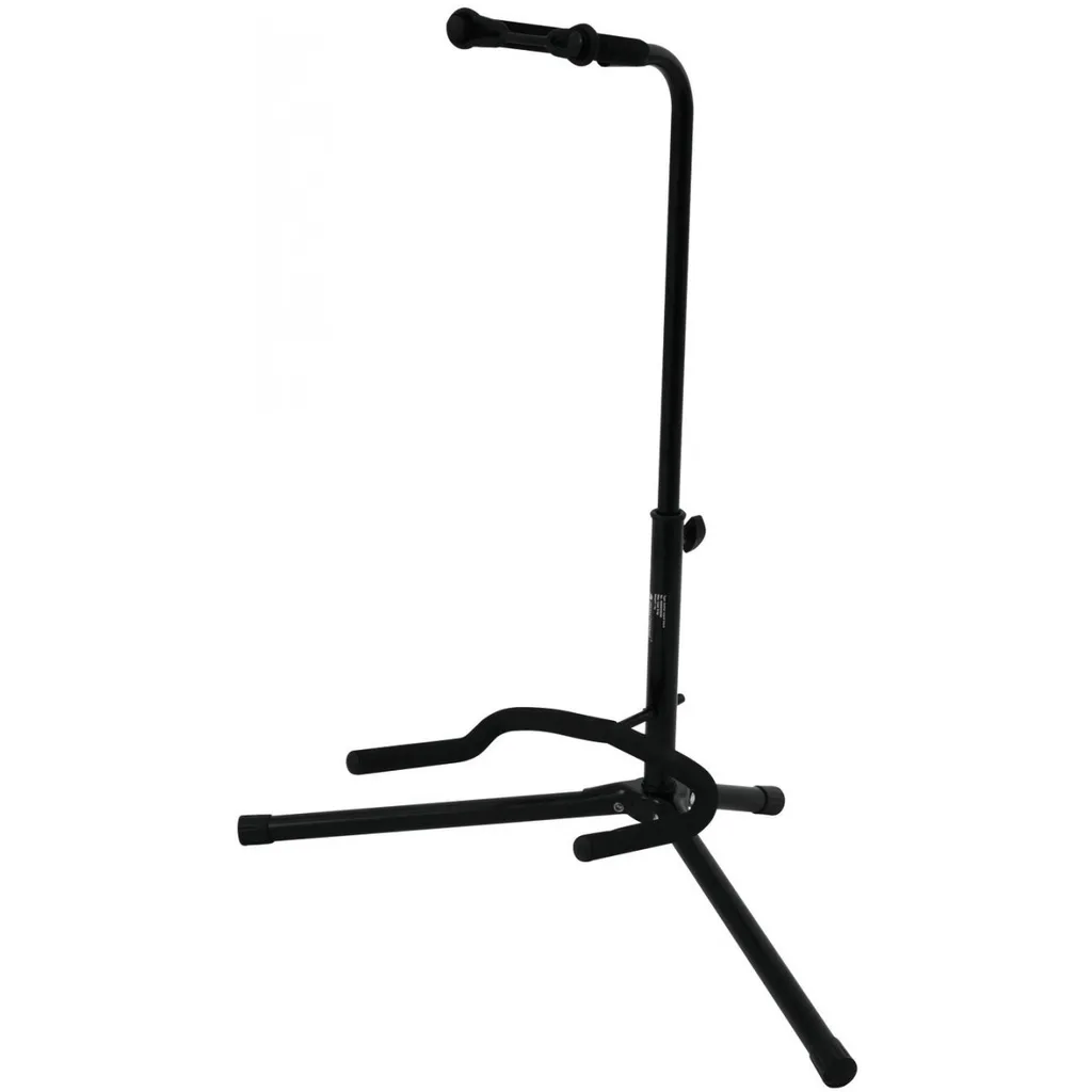 Pied de guitare noir ECO avec mousse de protection - Support stable et sûr