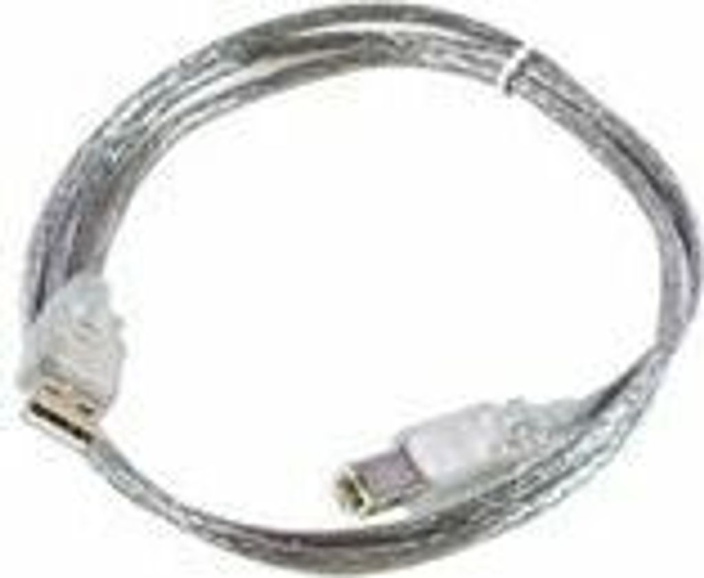 Microconnect USB2.0 A-B 1m M-M - Kabel USB (1 m, USB A, USB B, 2.0, Stecker/Buchse, Transparent)