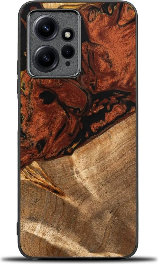 Custodia Bewood Unique - Redmi Note 12 4G - 4 Elementi - Feuer - 1