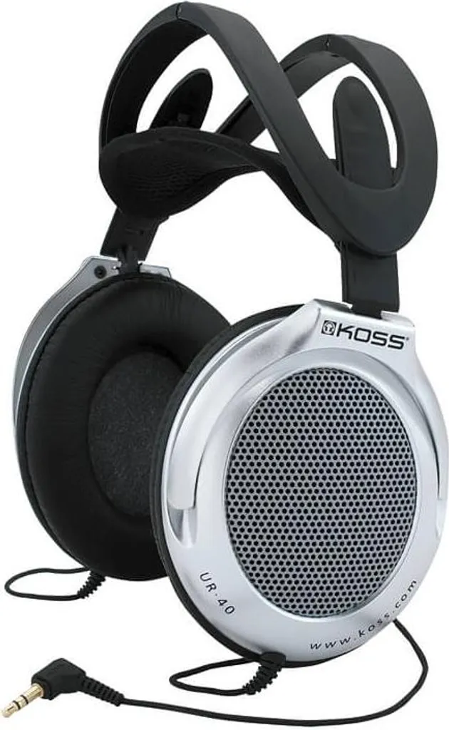 Cuffie KOSS UR40 Argento: Audio Premium Pieghevole e Leggero