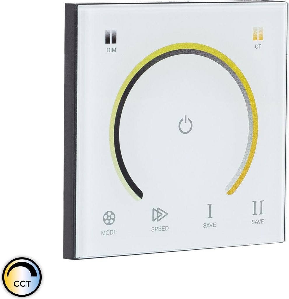 Wand-Controller Dimmbar Touch für LED-Streifen 12/24V DC CCT CCT