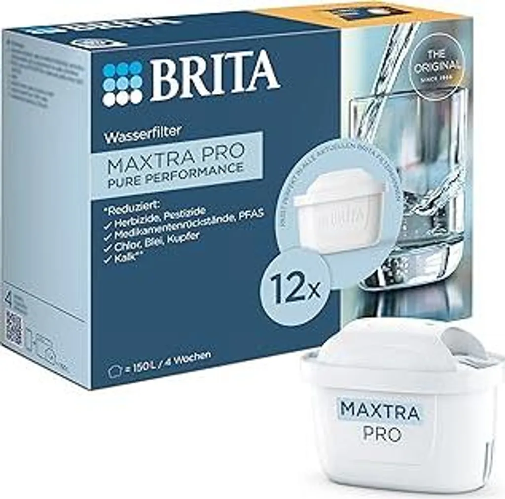 BRITA MAXTRA PRO Pure Performance Pack 12: Scorta Annuale Originale