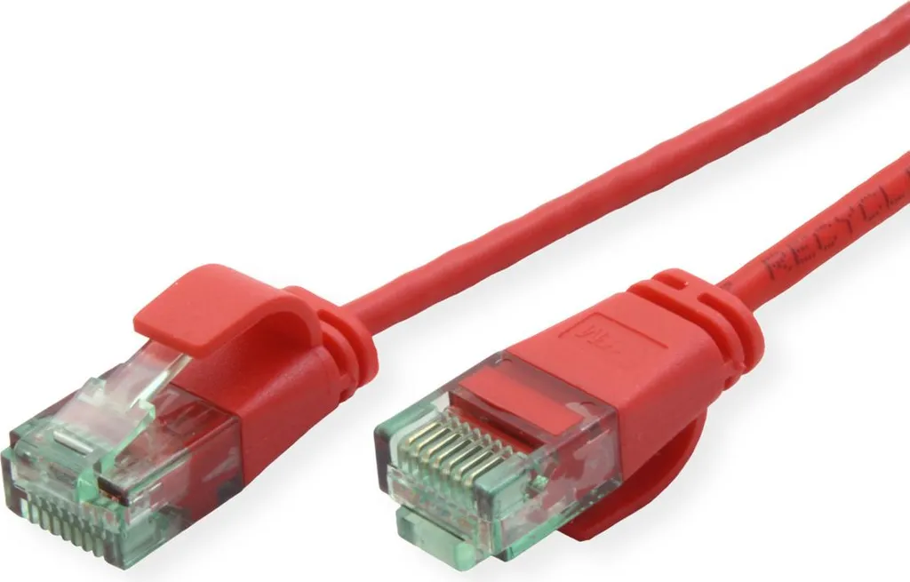 ROLINE RM UTP DataCenter Patchkabel Cat.6A (Classe EA), sottile, rot, 5 m - 3
