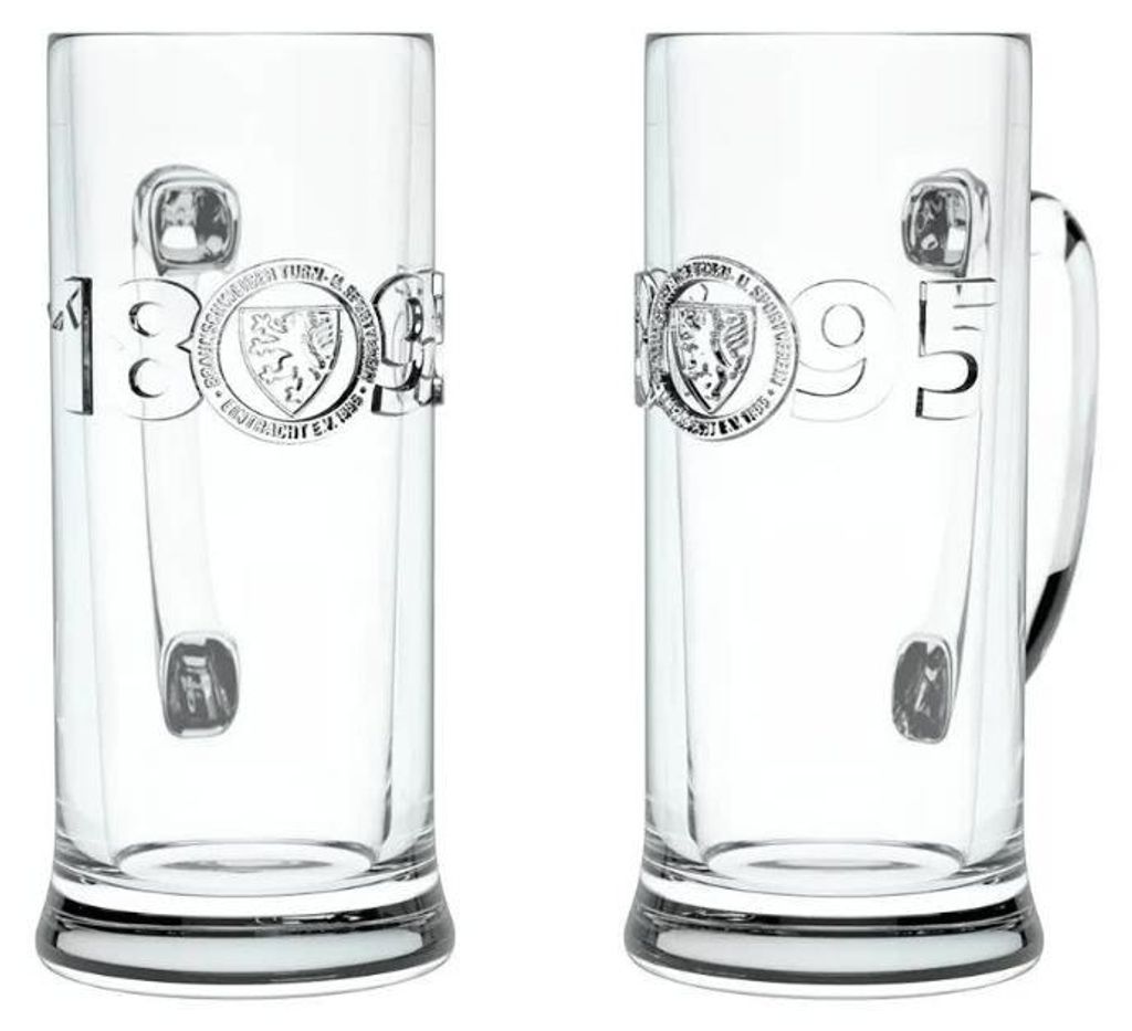 Eintracht Braunschweig Bierkrug Denver Glas Produktbild 